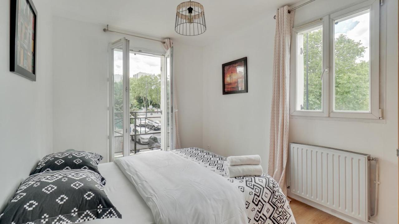Chic Apart With Parking Near Paris Apartment Aubervilliers Ngoại thất bức ảnh