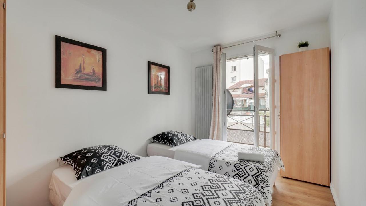 Chic Apart With Parking Near Paris Apartment Aubervilliers Ngoại thất bức ảnh