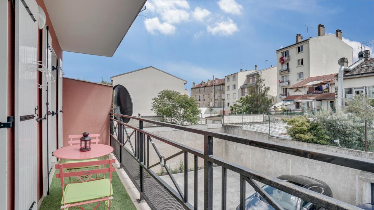 Chic Apart With Parking Near Paris Apartment Aubervilliers Ngoại thất bức ảnh