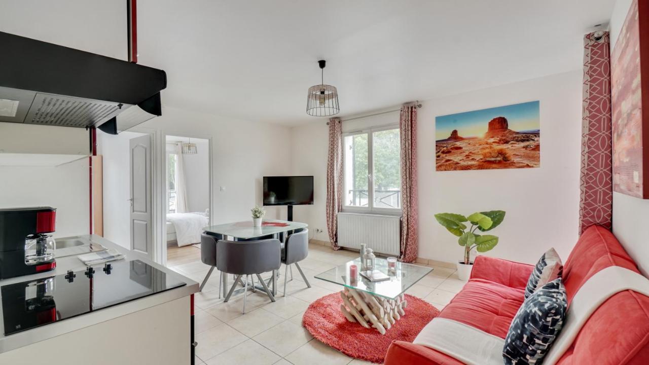 Chic Apart With Parking Near Paris Apartment Aubervilliers Ngoại thất bức ảnh