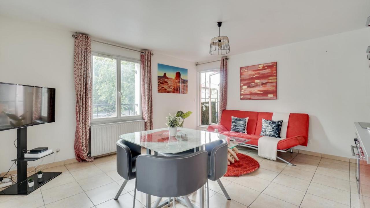 Chic Apart With Parking Near Paris Apartment Aubervilliers Ngoại thất bức ảnh