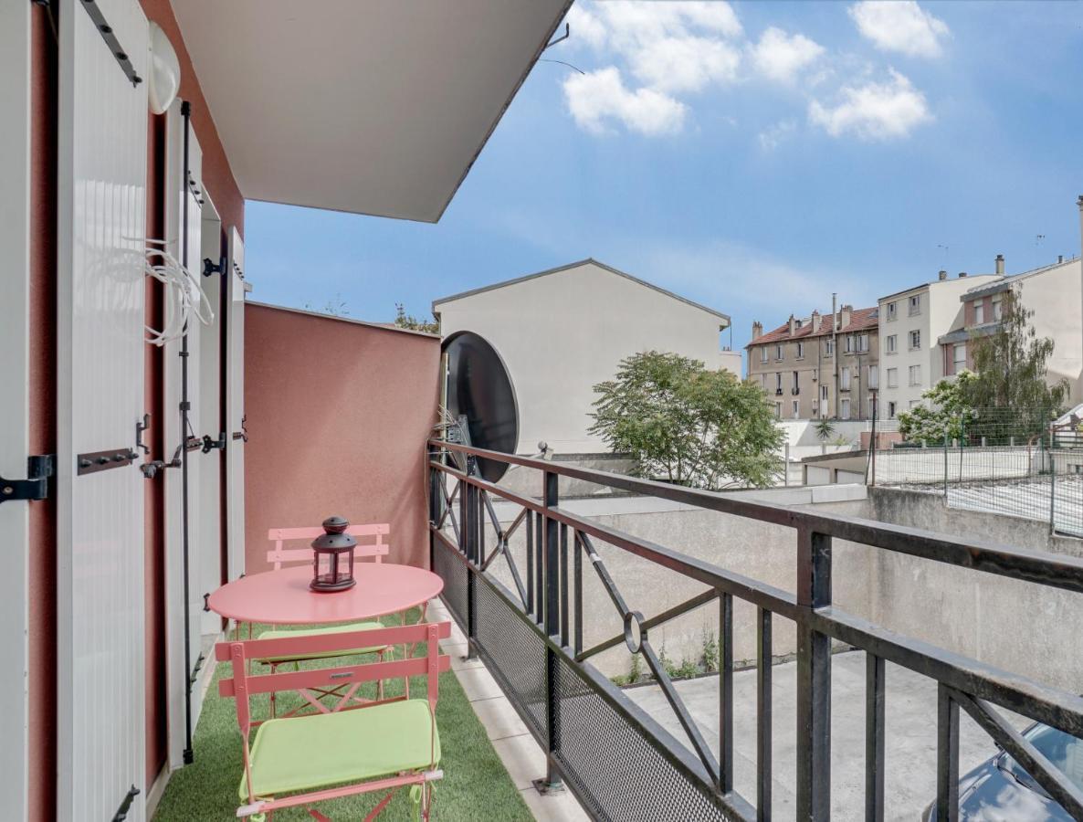 Chic Apart With Parking Near Paris Apartment Aubervilliers Ngoại thất bức ảnh